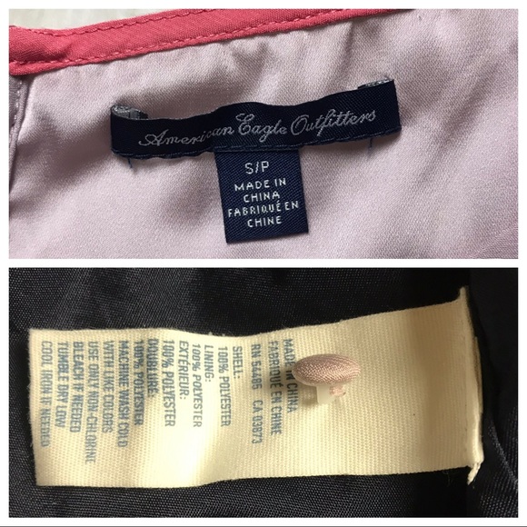 American Eagle Outfitters Pleated Colorblock Dress - Picture 8 of 8